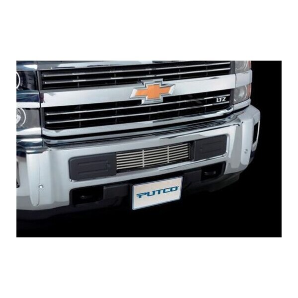 Putco 15-18 SILVERADO 2500/3500-STAINLESS STEEL-BAR DESIGN BUMPER GRILLE 86195 - main